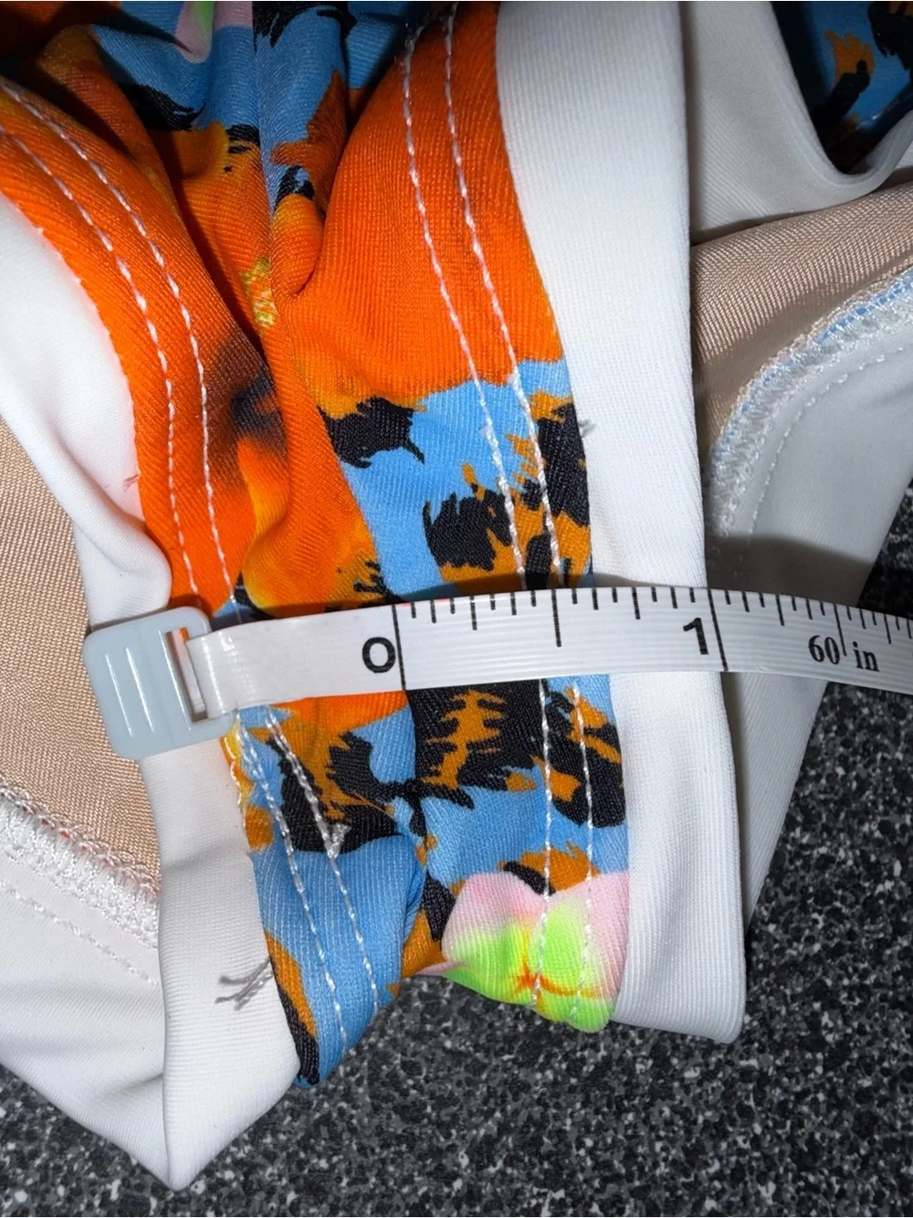Kandi Kouture Dance Floral-Print  Set Blue & Orange Size Teen X-Small (0/2)